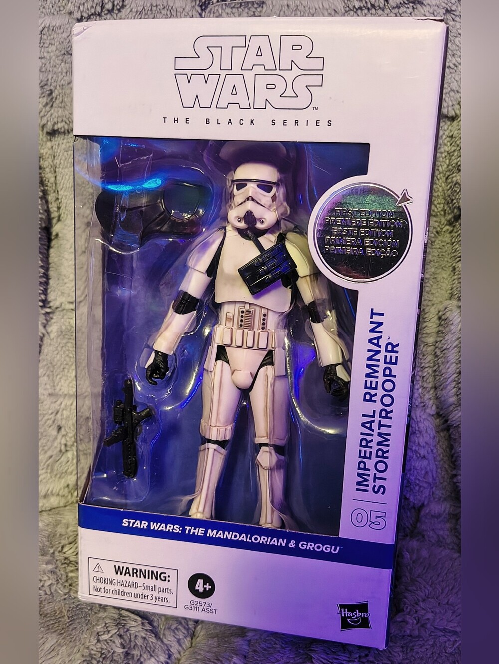 NIB Star Wars 'First Edition' BLACK SERIES Imperial Remnant Stormtrooper wht pk - Picture 1 of 4